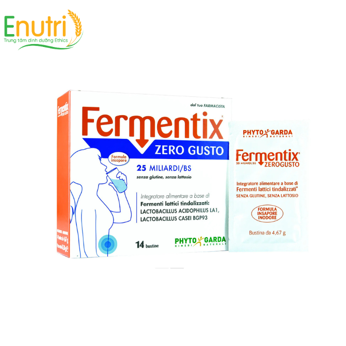 Men vi sinh Fermentix Zerogusto: Khôi phục cân bằng hệ vi sinh đường ruột