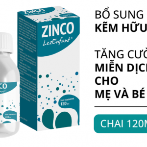 Kẽm hữu cơ Zinco LezEnfant - Kẽm tốt số 1 châu Âu